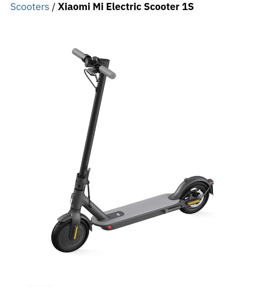 Xiaomi electric scooter 1s