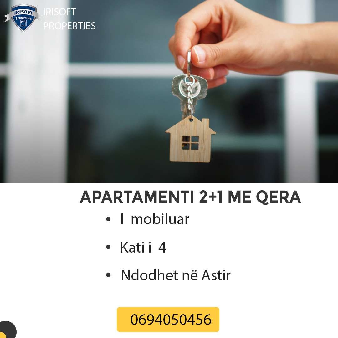 Apartamet 2+1 jepet me qera